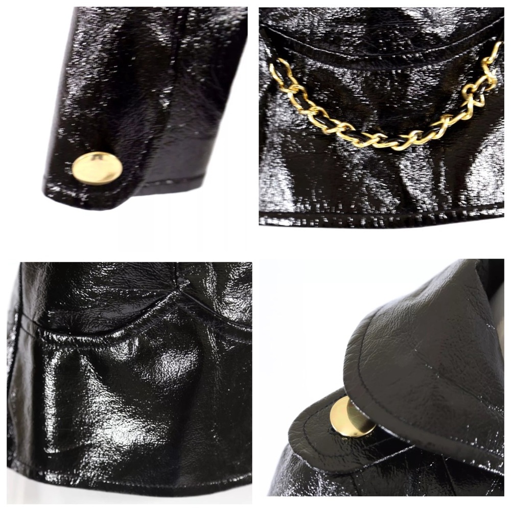 Yoana Baraschi Black Textured Jacket 2 $390 - Picture 7 of 7